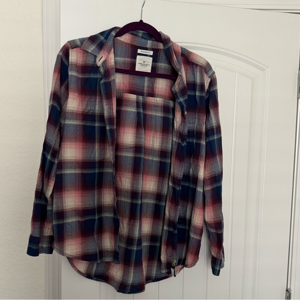 American Eagle Boyfriend fit flannel